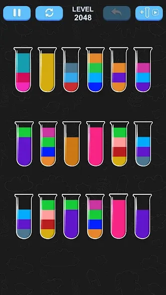 Water Sort Puzzle (Уотер Сорт Пазл) [МОД: Много денег, Монет и Все открыто] Screenshot 4