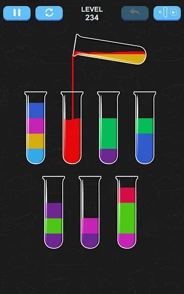 Water Sort Puzzle (Уотер Сорт Пазл) [МОД: Много денег, Монет и Все открыто] Screenshot 5