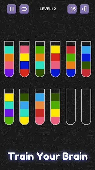 Water Sort Puzzle - Sort Color [МОД: Бесконечные деньги, Монеты и Мега MOD] Screenshot 4
