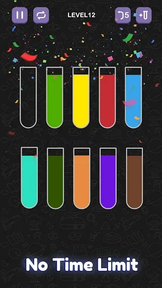 Water Sort Puzzle - Sort Color [МОД: Бесконечные деньги, Монеты и Мега MOD] Screenshot 5
