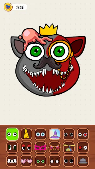 Monster Makeover: Fun Custom (Монстр Мейковер) [МОД: Все открыто, Дополнительные деньги и Меню MOD] Screenshot 1