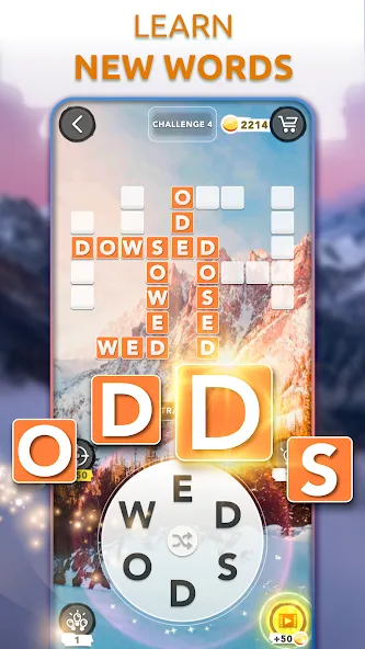 Word Connect — Words of Nature [MOD: Мод Меню/Взлом] - Скриншот 2