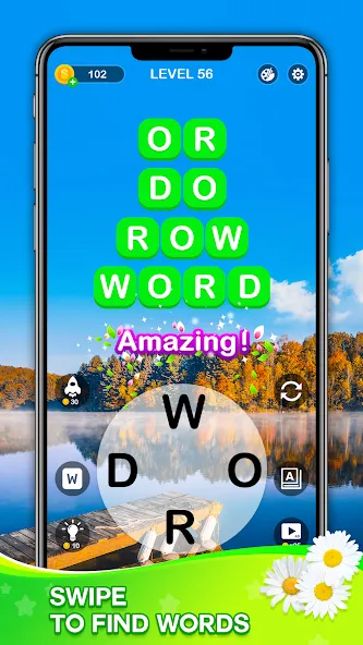 Word Connect — Train Brain (Ворд Коннект) [MOD: Все разблокировано] - Скриншот 1