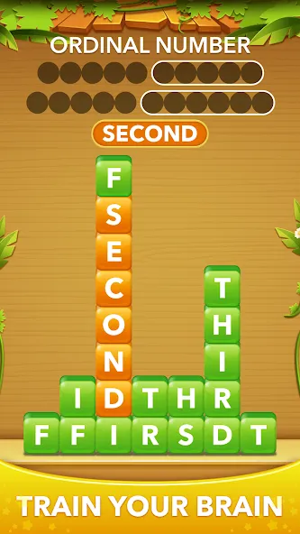 Word Heaps -Connect Stack Word [МОД: Меню, Бесконечные монеты и Открытые уровни] Screenshot 1