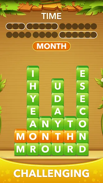 Word Heaps -Connect Stack Word [МОД: Меню, Бесконечные монеты и Открытые уровни] Screenshot 5