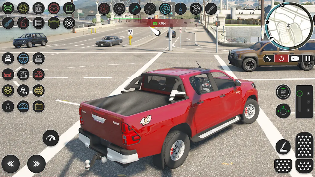 Pickup Hilux: Toyota Off Road (Пикап Хайлюкс) [МОД: Деньги, Монеты и Меню MOD] Screenshot 2