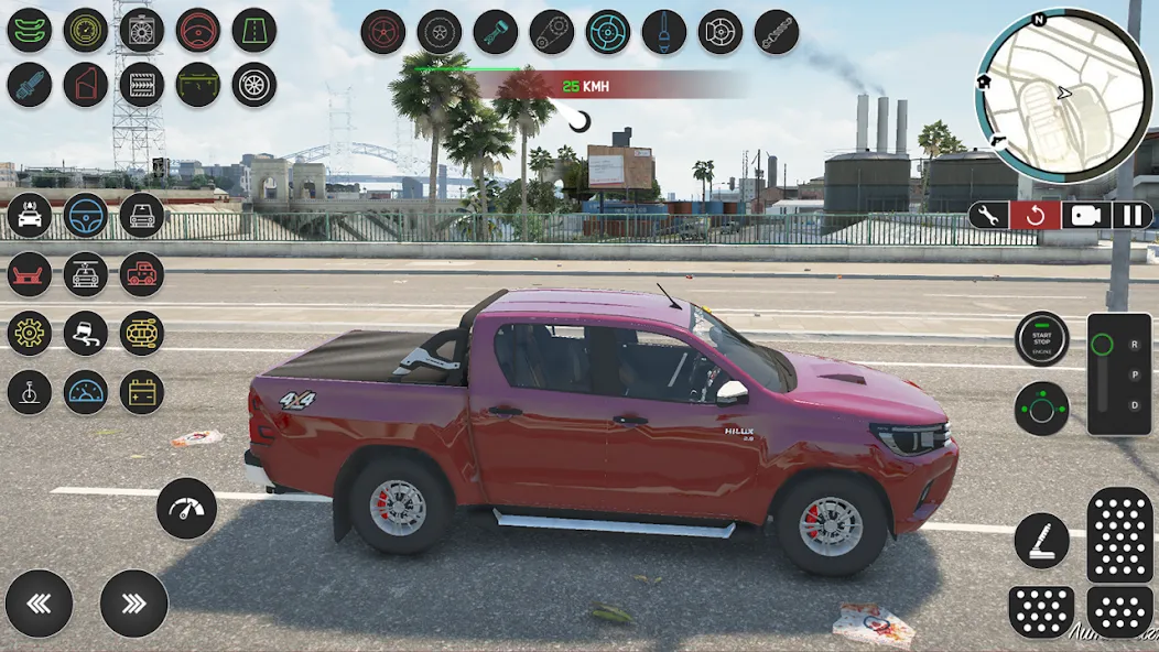Pickup Hilux: Toyota Off Road (Пикап Хайлюкс) [МОД: Деньги, Монеты и Меню MOD] Screenshot 5