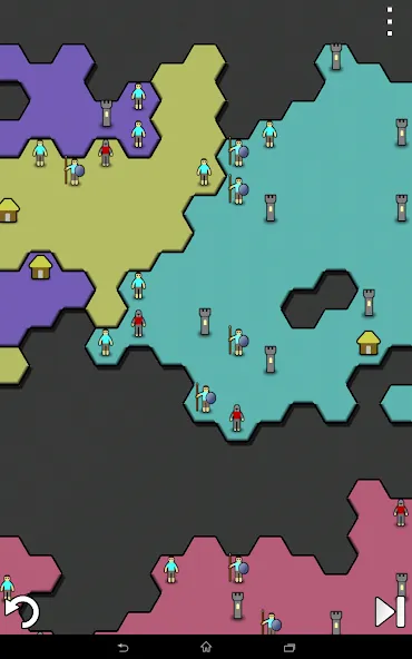Antiyoy Classic (Антийой) [МОД: Все открыто, Дополнительные деньги и Меню MOD] Screenshot 2