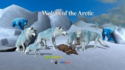 Скачать взломанную Wolves of the Arctic (Взлом на монеты) на Андроид