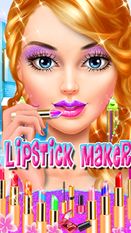 Скачать взломанную Lipstick Maker Makeup Game (Взлом на монеты) на Андроид