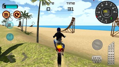   Motocross Beach Jumping 3D (  )  