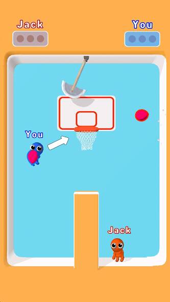 Скачать Basket Battle (Много денег) на Андроид