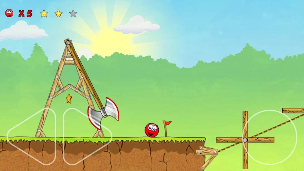Скачать Red Ball 3: прыгающий Красный (Много монет) на Андроид