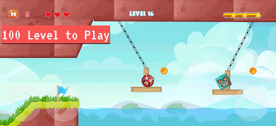 Скачать Red Bounce Ball 4: Ball Games (Много монет) на Андроид