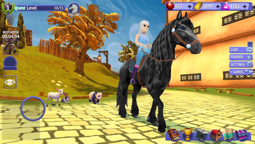 Скачать Horse Riding Tales: Дикий пони (Много монет) на Андроид