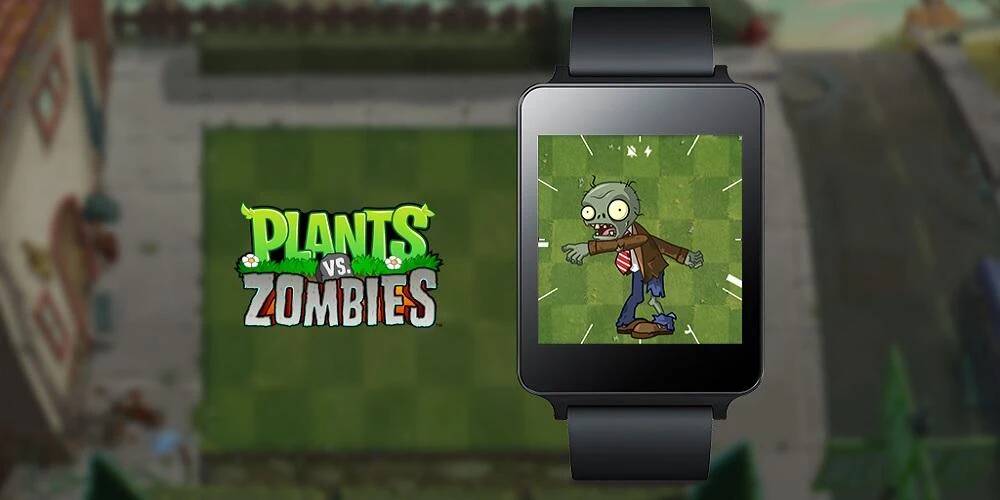 Скачать Plants vs. Zombies™ Watch Face (Много монет) на Андроид