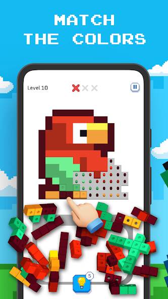 Скачать Blockin' Color - Block Puzzle (Много денег) на Андроид
