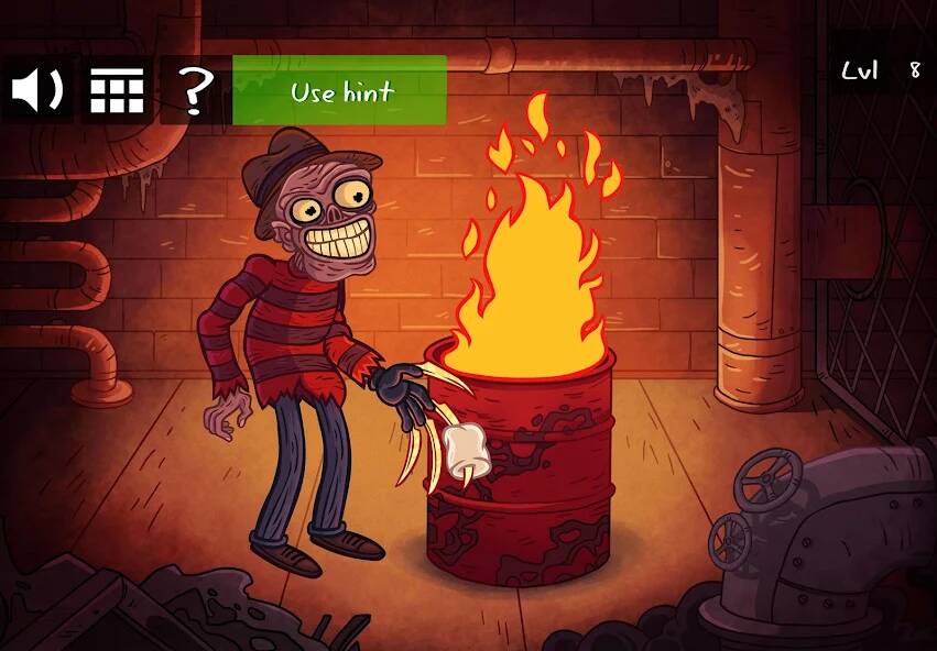 Скачать Troll Face Quest: Horror 2 (Много денег) на Андроид