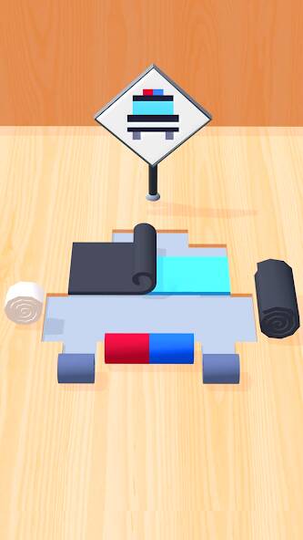 Скачать Color Roll 3D (Много денег) на Андроид