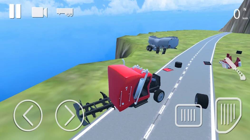  Truck Crash Simulator Accident ( )  