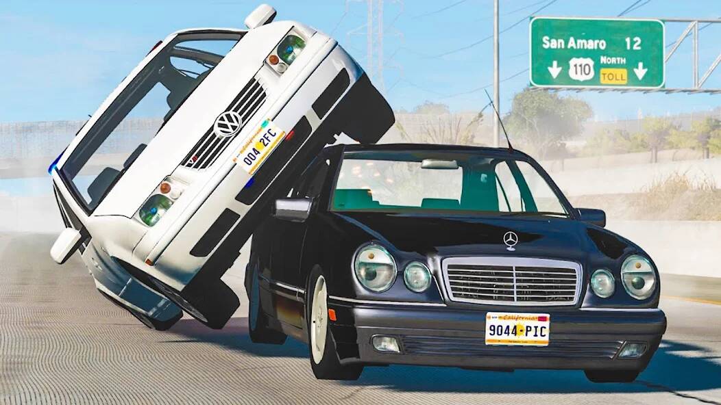 Скачать Realistic Car Crash Simulator (Разблокировано все) на Андроид