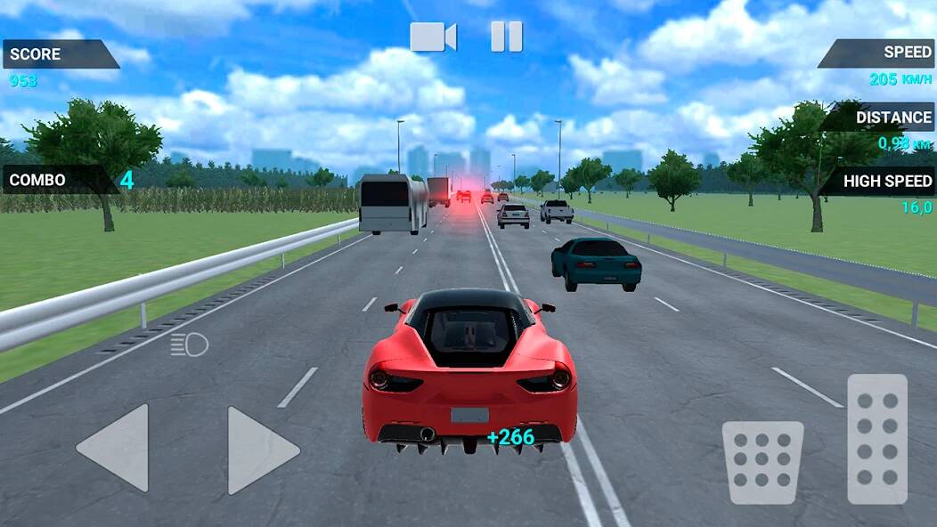 Скачать Traffic Racer Speeding Highway (Разблокировано все) на Андроид
