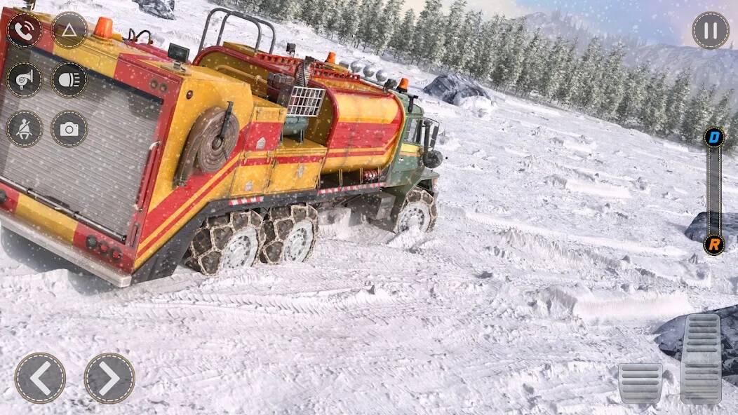Скачать Mud Truck Snow Driving Game 3d (Разблокировано все) на Андроид