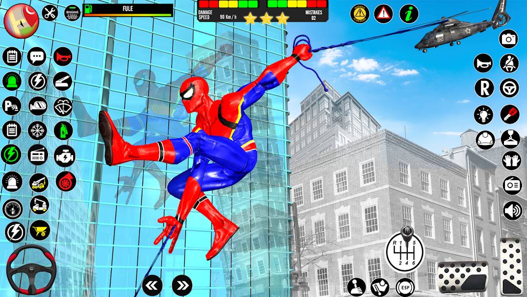 Скачать Человек-паук-герой: игры-пауки (Много монет) на Андроид