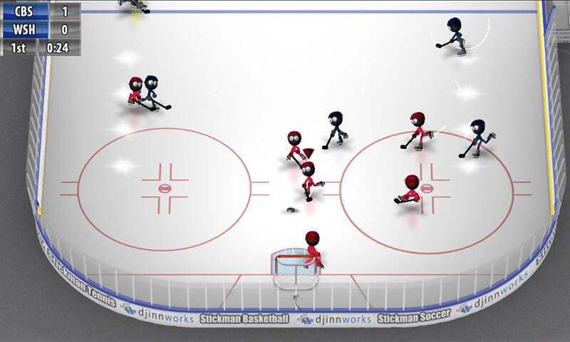Скачать Stickman Ice Hockey (Много монет) на Андроид