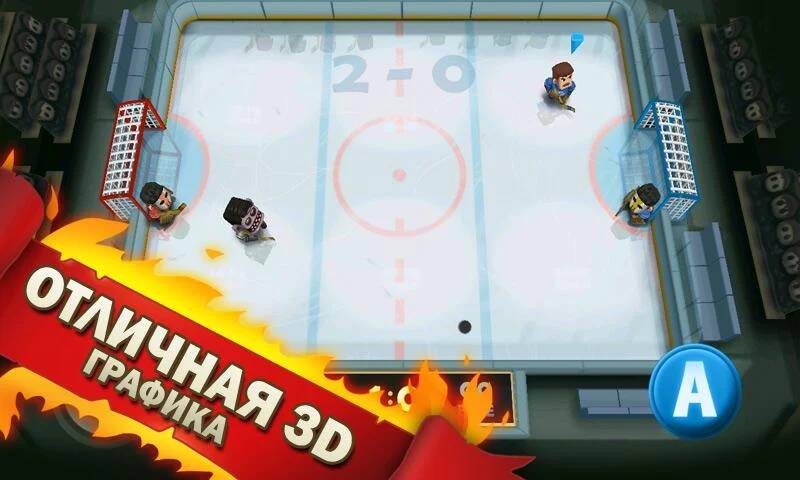 Скачать Ice Rage: Hockey Multiplayer (Много денег) на Андроид