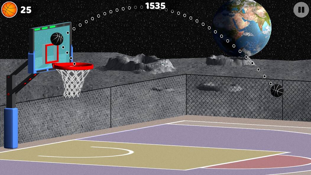 Скачать Баскетбол: броски в кольцо (Много денег) на Андроид