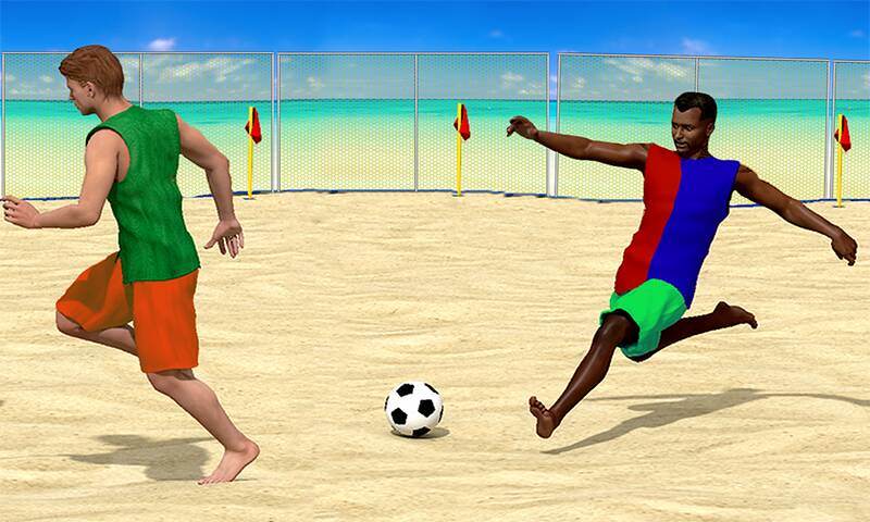 Скачать Пляжный футбол (Разблокировано все) на Андроид