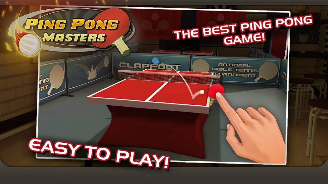 Скачать Ping Pong Masters (Много монет) на Андроид