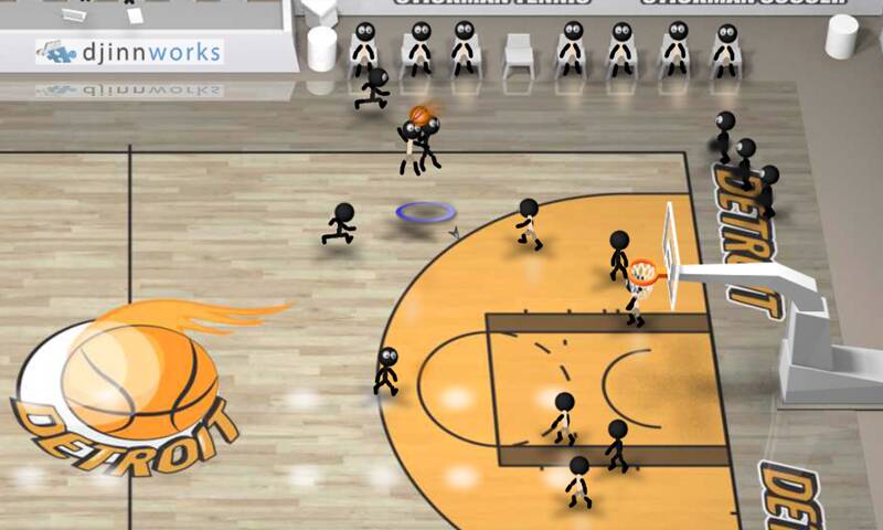 Скачать Stickman Basketball (Разблокировано все) на Андроид