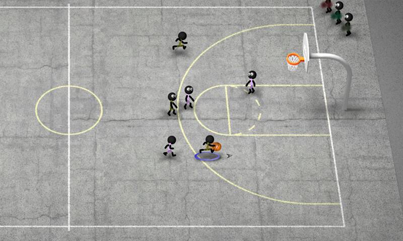 Скачать Stickman Basketball (Разблокировано все) на Андроид
