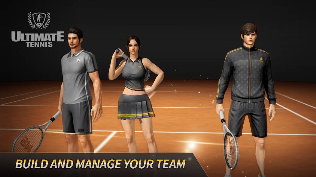 Скачать Ultimate Tennis: сетевой 3D-те (Много монет) на Андроид