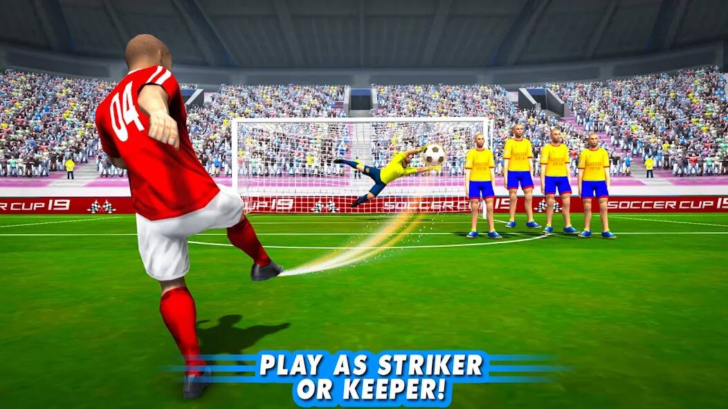 Скачать Real Football Soccer Striker (Много монет) на Андроид