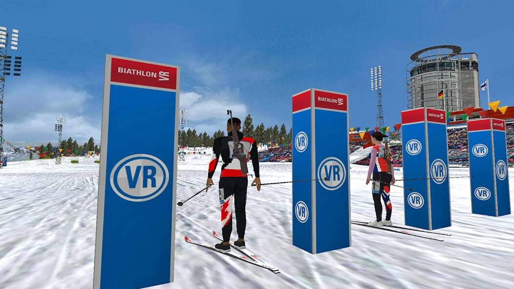 Скачать Biathlon VR (Много денег) на Андроид