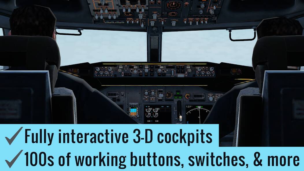 Скачать X-Plane Flight Simulator (Много денег) на Андроид