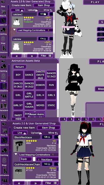 Скачать SchoolGirl AI 3D Anime Sandbox (Много монет) на Андроид