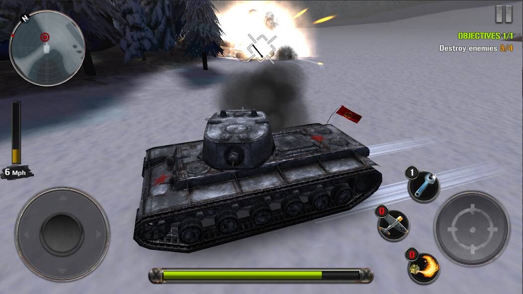 Скачать Tanks of Battle: World War 2 (Много денег) на Андроид
