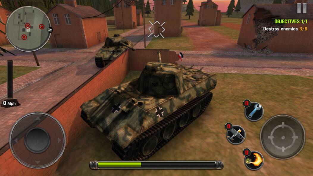 Скачать Tanks of Battle: World War 2 (Много денег) на Андроид