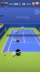 Скачать взломанную Ketchapp Tennis (Взлом на монеты) на Андроид