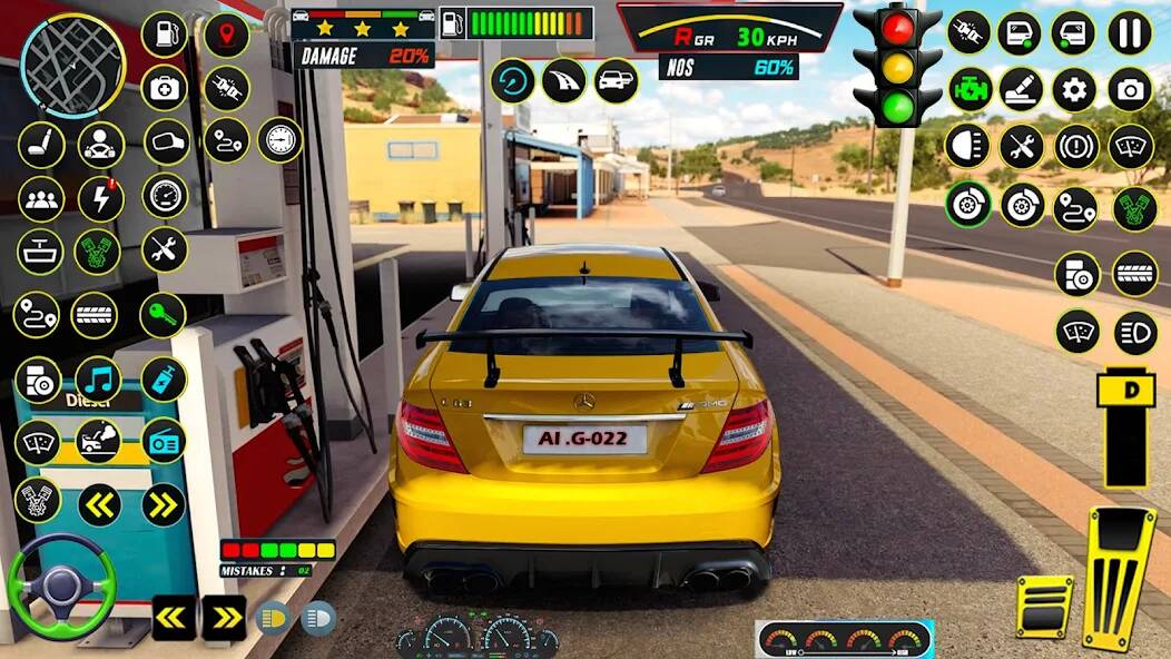 Скачать School Car Game 3d Car Driving (Разблокировано все) на Андроид