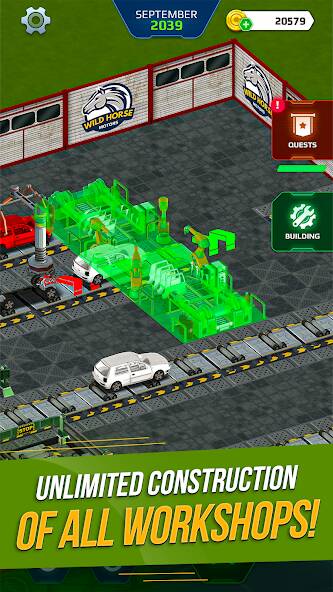 Скачать Car Factory Simulator (Много денег) на Андроид