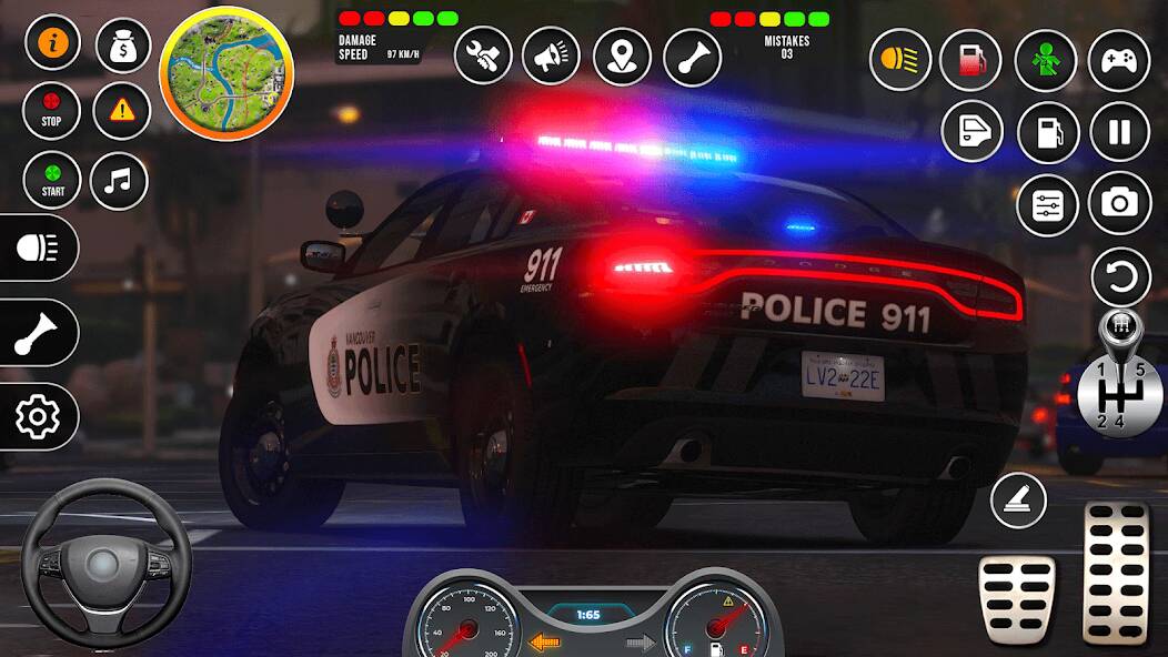  NYPD Police Car Parking Game ( )  