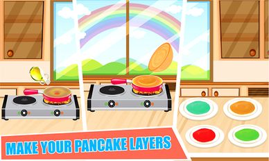 Скачать взломанную DIY Rainbow Pancake Maker (Мод все открыто) на Андроид